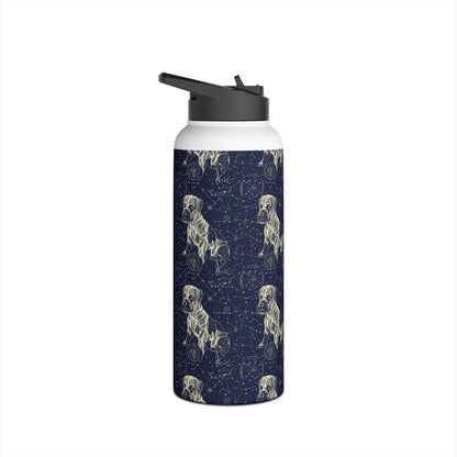 Celestial Boxer Bliss Stainless Steel Water Bottle