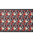 Bulldoggy Bliss Chomper Matte Canvas, Framed