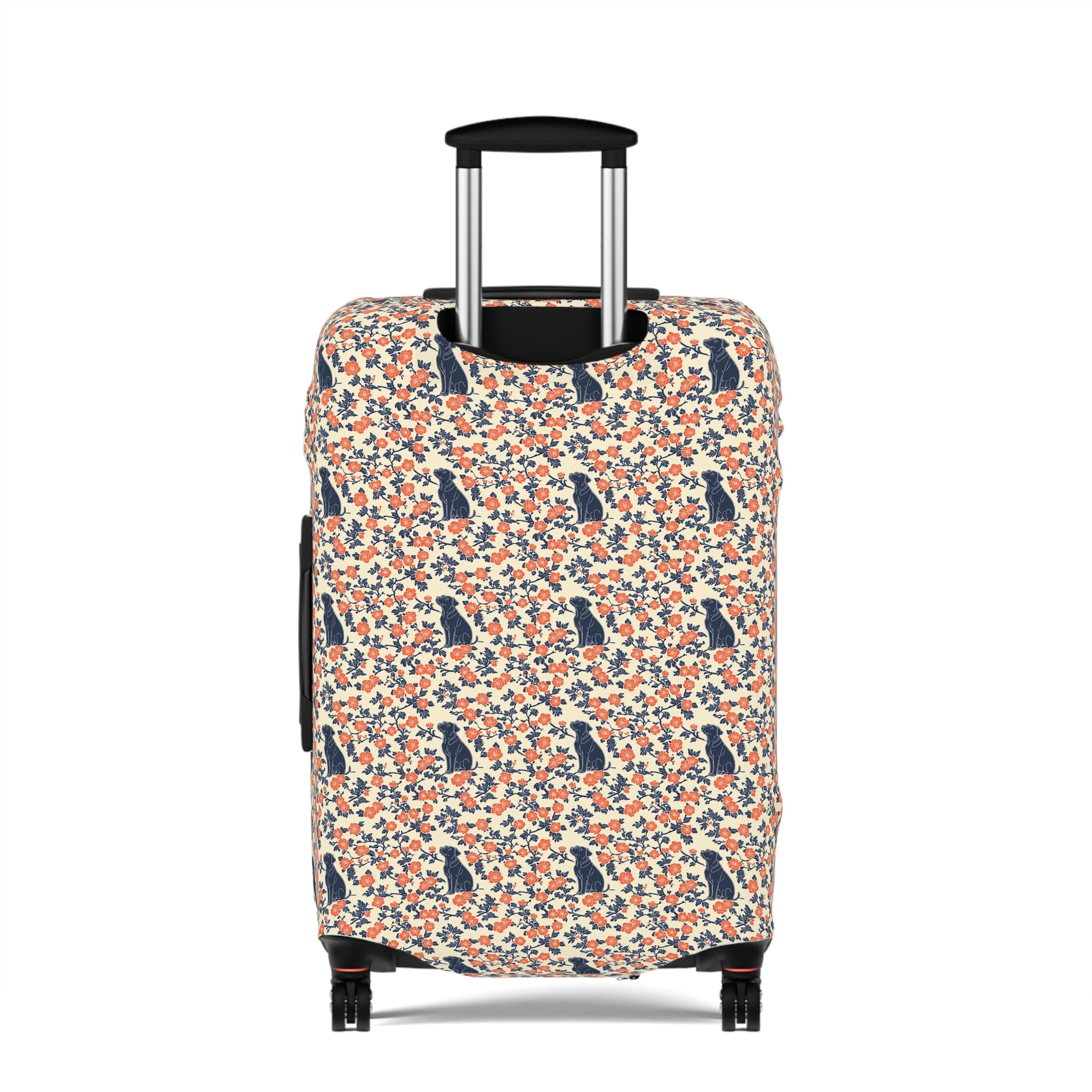 Bloomiful Lab Bouquet Luggage Cover