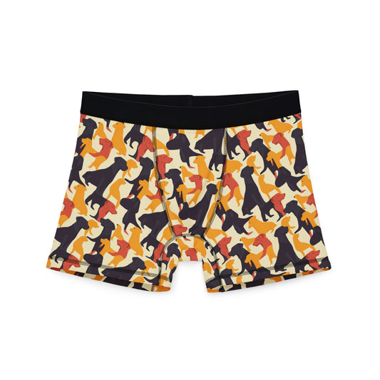 Modern Charm Labrador Chic Men's Boxers