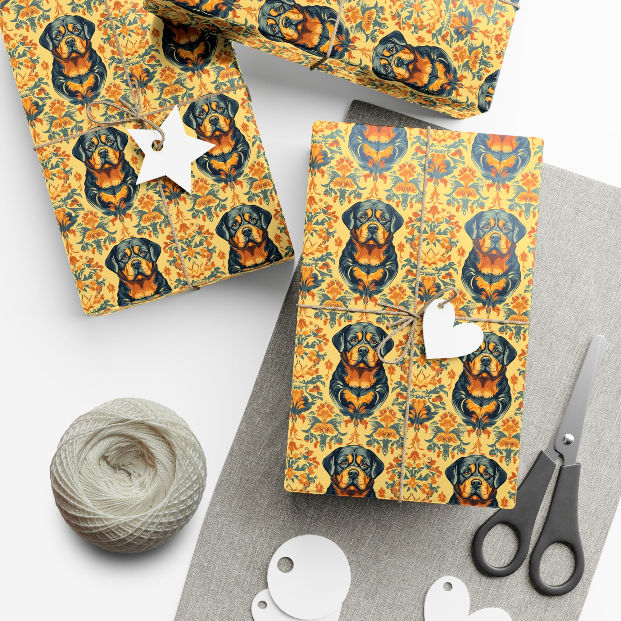 Royal Rottie Regalia Gift Wrap Papers