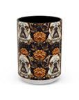 Bloomingly Bulldogistic Bouquet Accent Coffee Mug