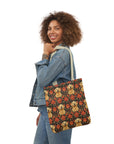 Golden Pawsatronic Tapestry Canvas Tote Bag