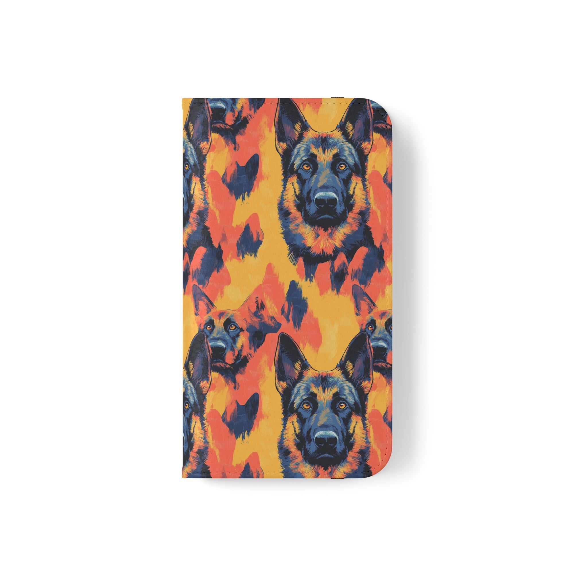 Impressionistic German Shepherds Flip Cases