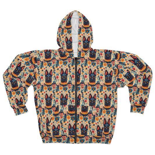 Bloomhound Shepherd Sentinel Unisex Zip Hoodie