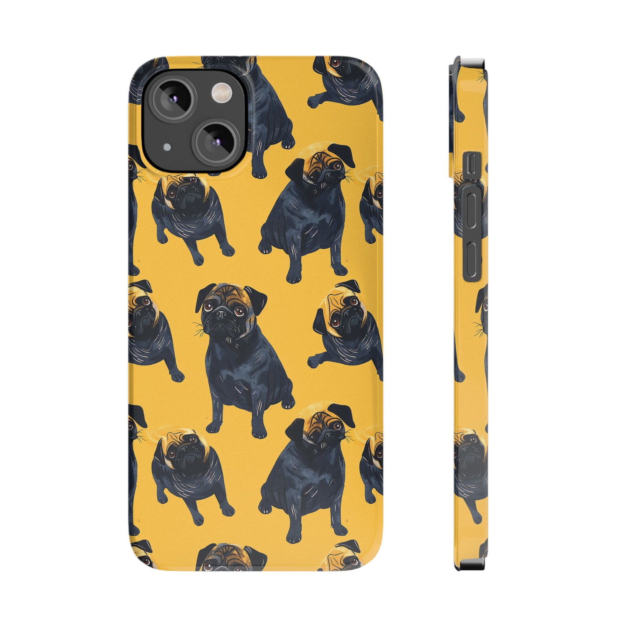 Puglet Posh Paradise Slim Phone Cases