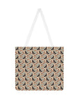 Blossoming Dachshunds Delight Shoulder Tote Bag