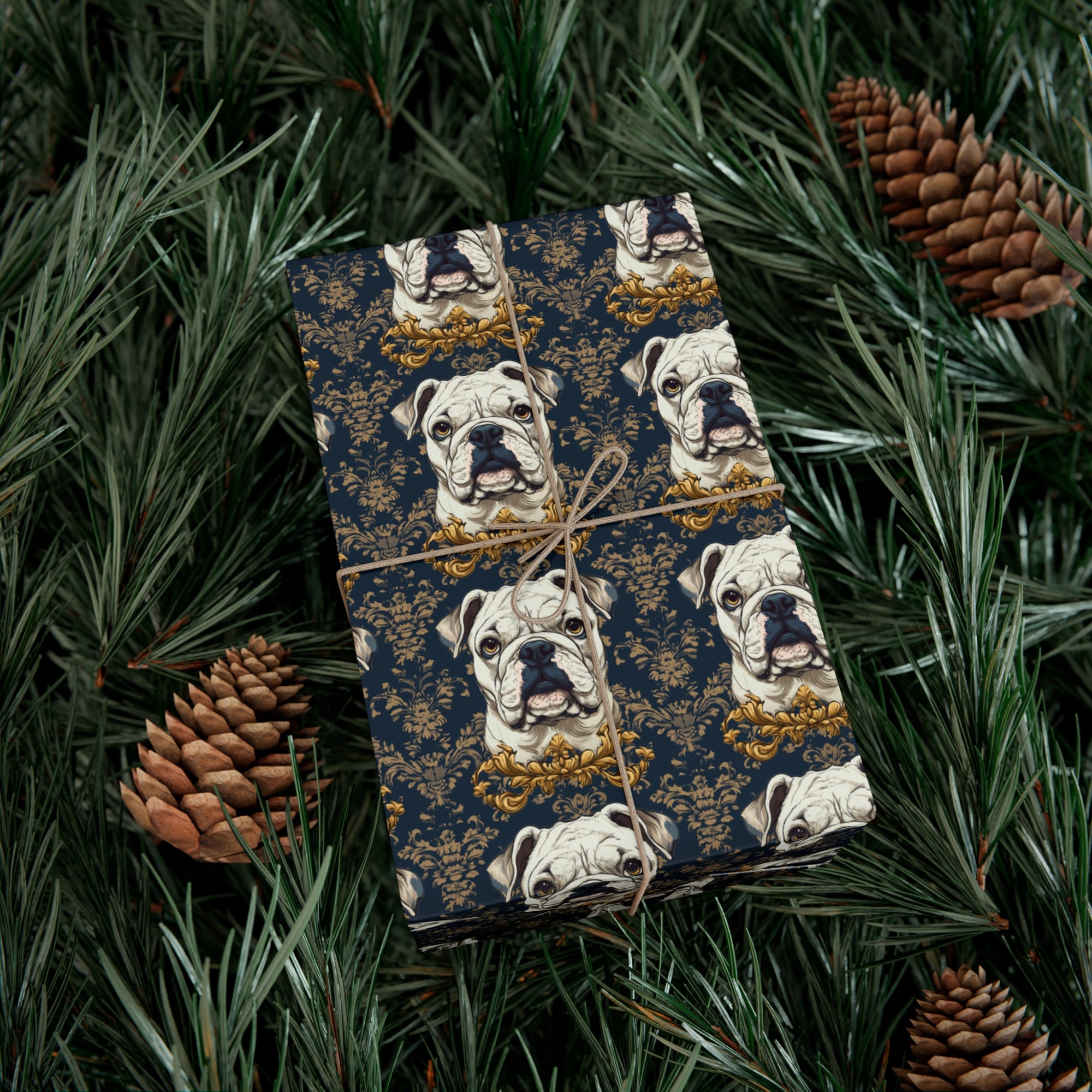 Wildwood Wanderlust Bulldog Gift Wrap Papers