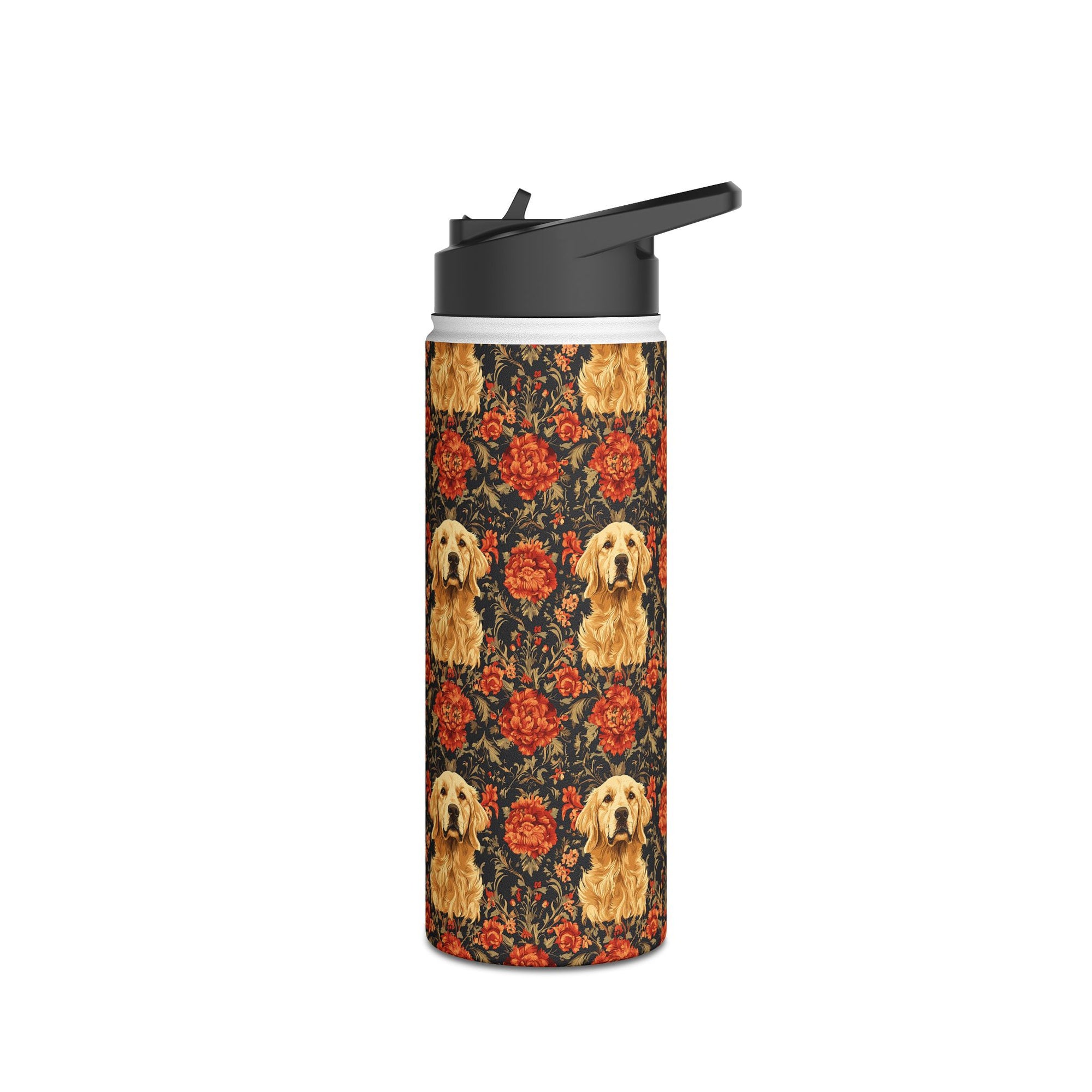 Golden Pawsatronic Tapestry Stainless Steel Water Bottle