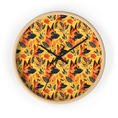 Shepherd Safari Retreat Wall Clock