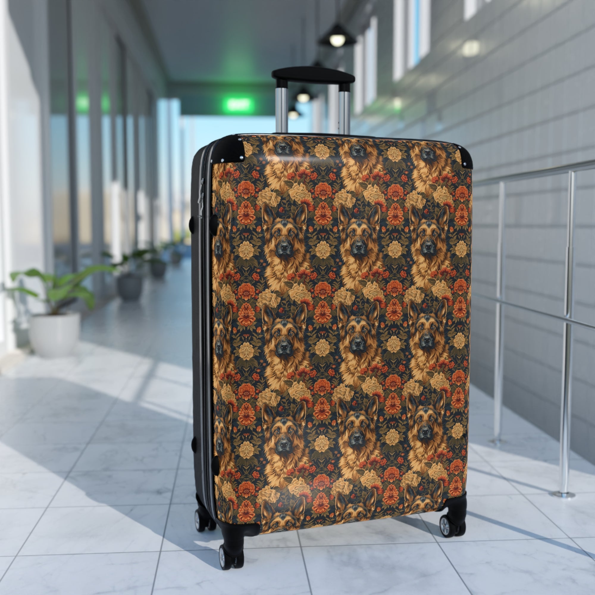 WhimsiWooly Shepherd Spritz Suitcase