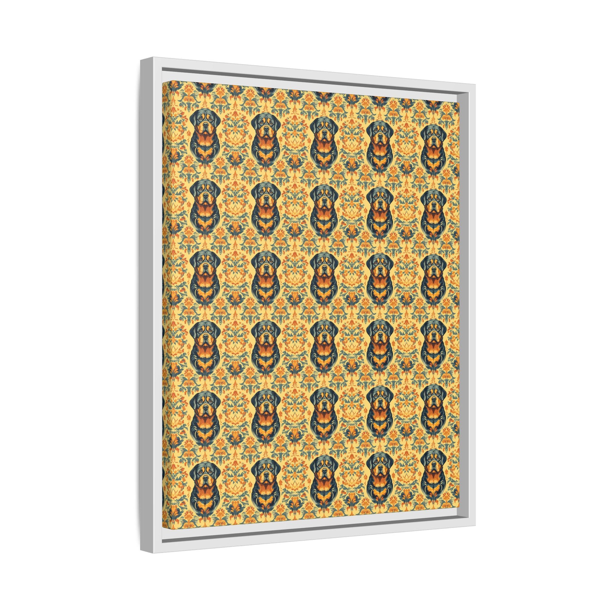 Royal Rottie Regalia Matte Canvas, Framed