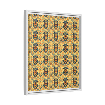 Royal Rottie Regalia Matte Canvas, Framed