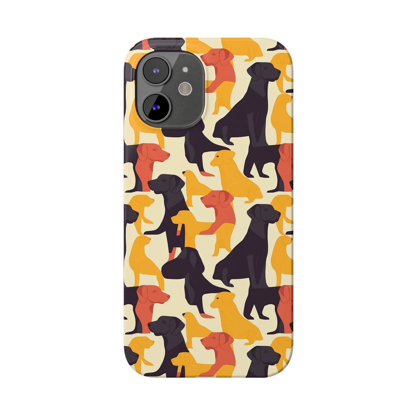 Modern Charm Labrador Chic Slim Phone Cases