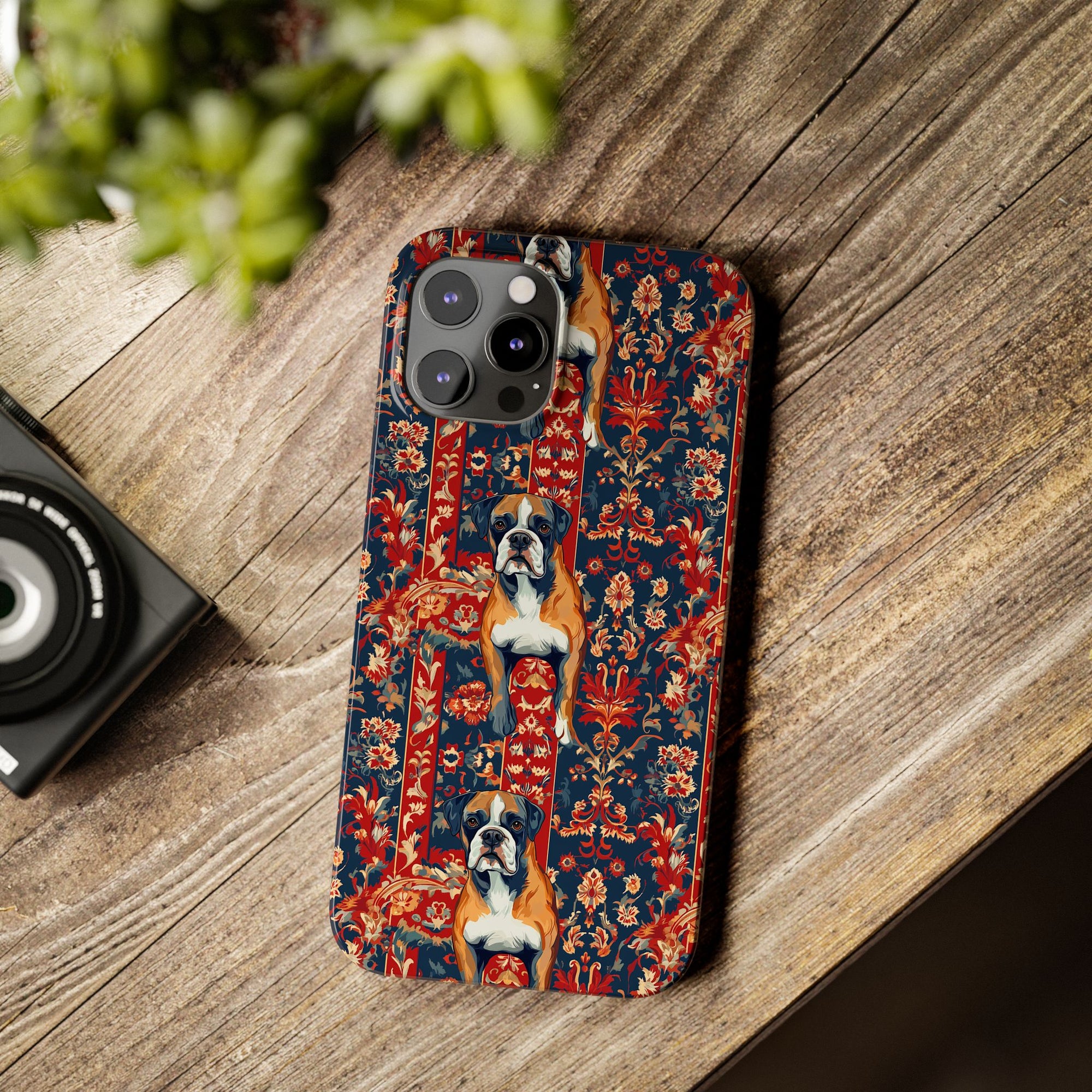 Boxer Blossom Tapestry Delight Slim Phone Cases