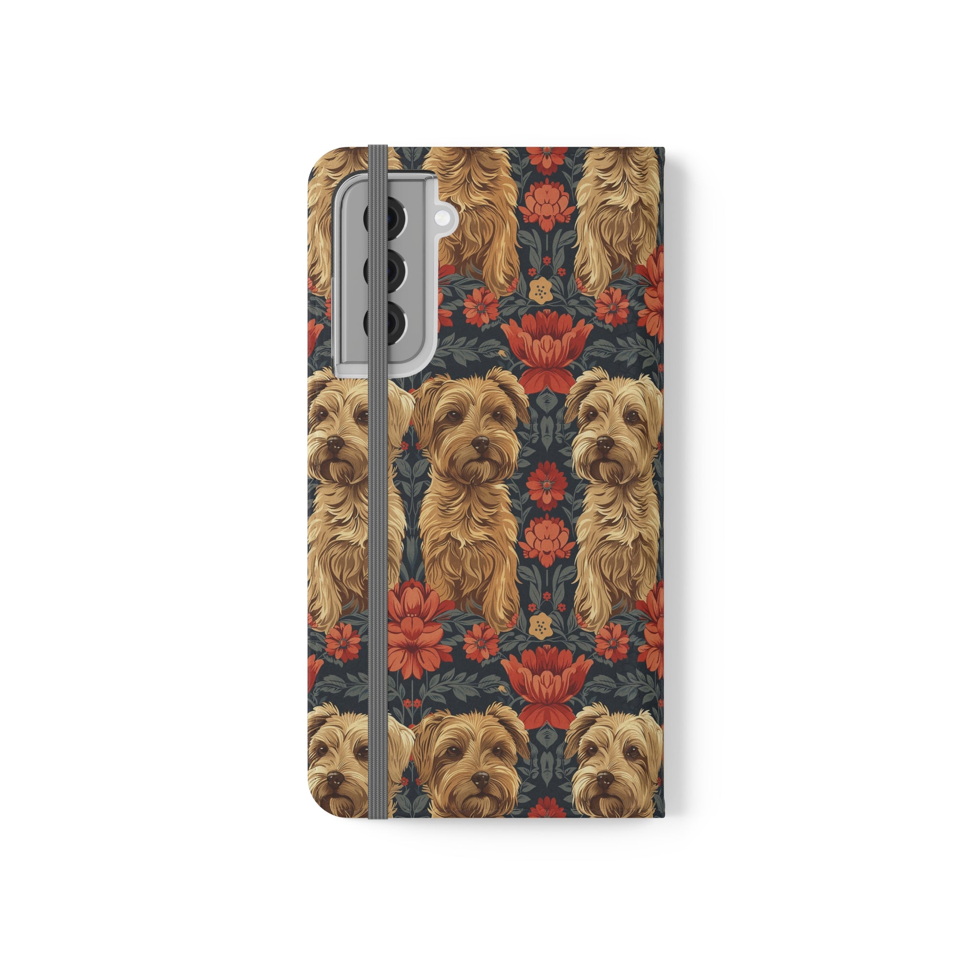 Yorkie Charm Twins Flip Cases