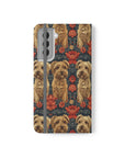 Yorkie Charm Twins Flip Cases