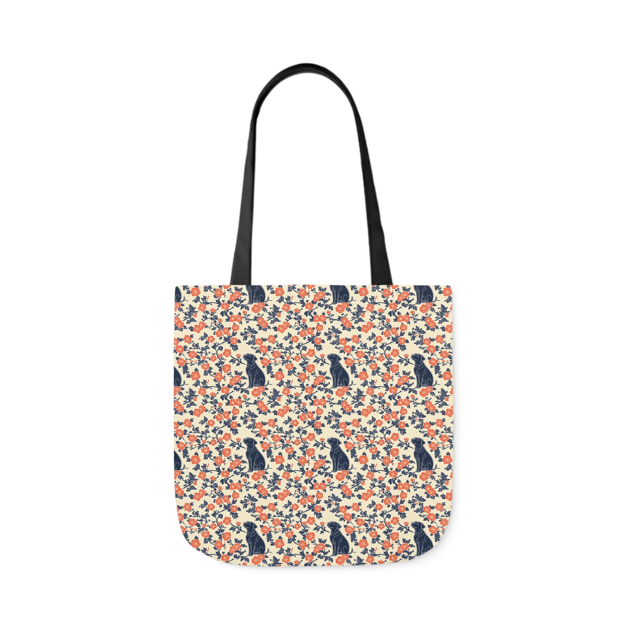 Bloomiful Lab Bouquet Canvas Tote Bag