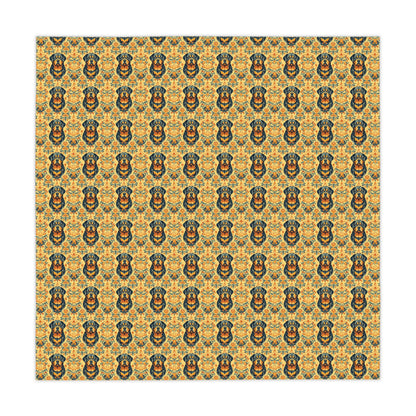 Royal Rottie Regalia Tablecloth