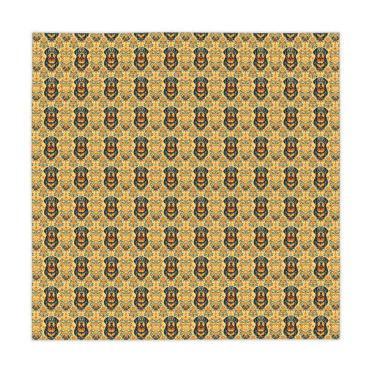 Royal Rottie Regalia Tablecloth