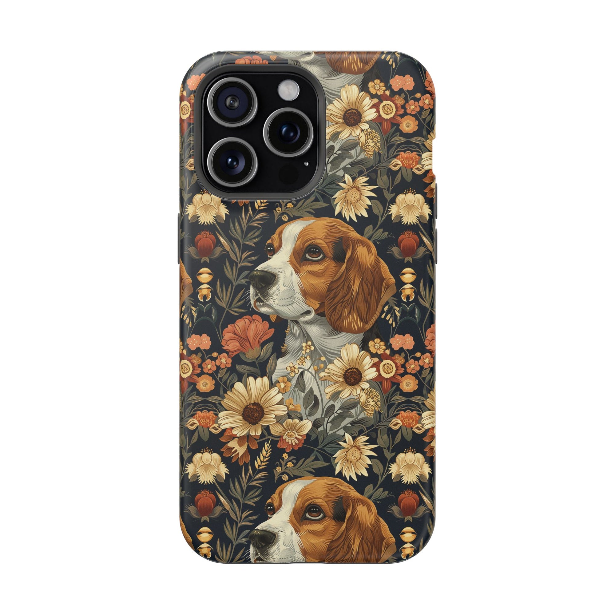 Beagle Blossoms Magnetic Tough Cases