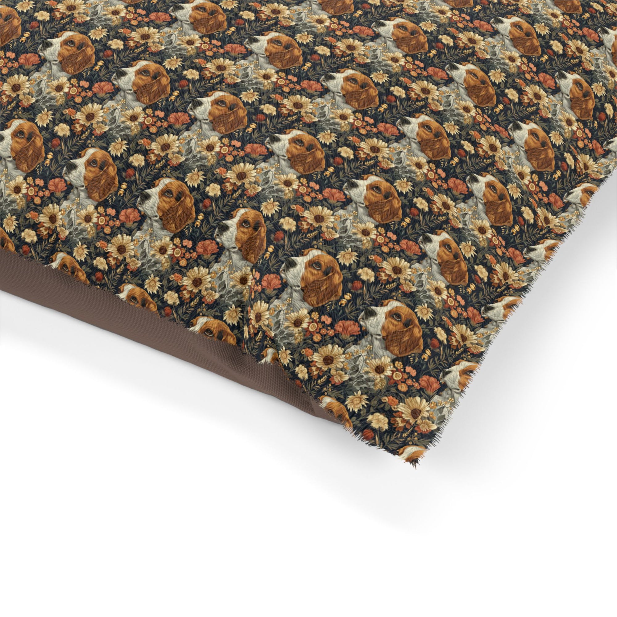Beagle Blossoms Pet Bed