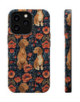 Floral Pawsome Dachsund Delight Magnetic Tough Cases