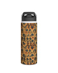 Autumnal German Shepherd Glamour Stainless Steel Water Bottle