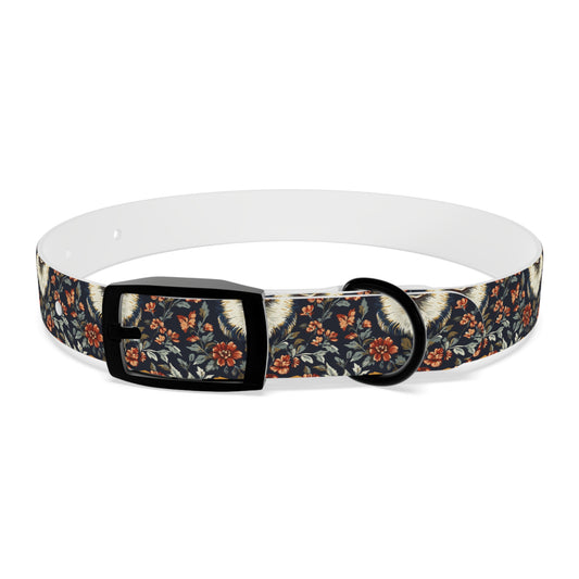 Floofy Corgi Blossom Blast Dog Collar