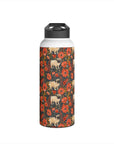 Pug Paradise Playpen Stainless Steel Water Bottle