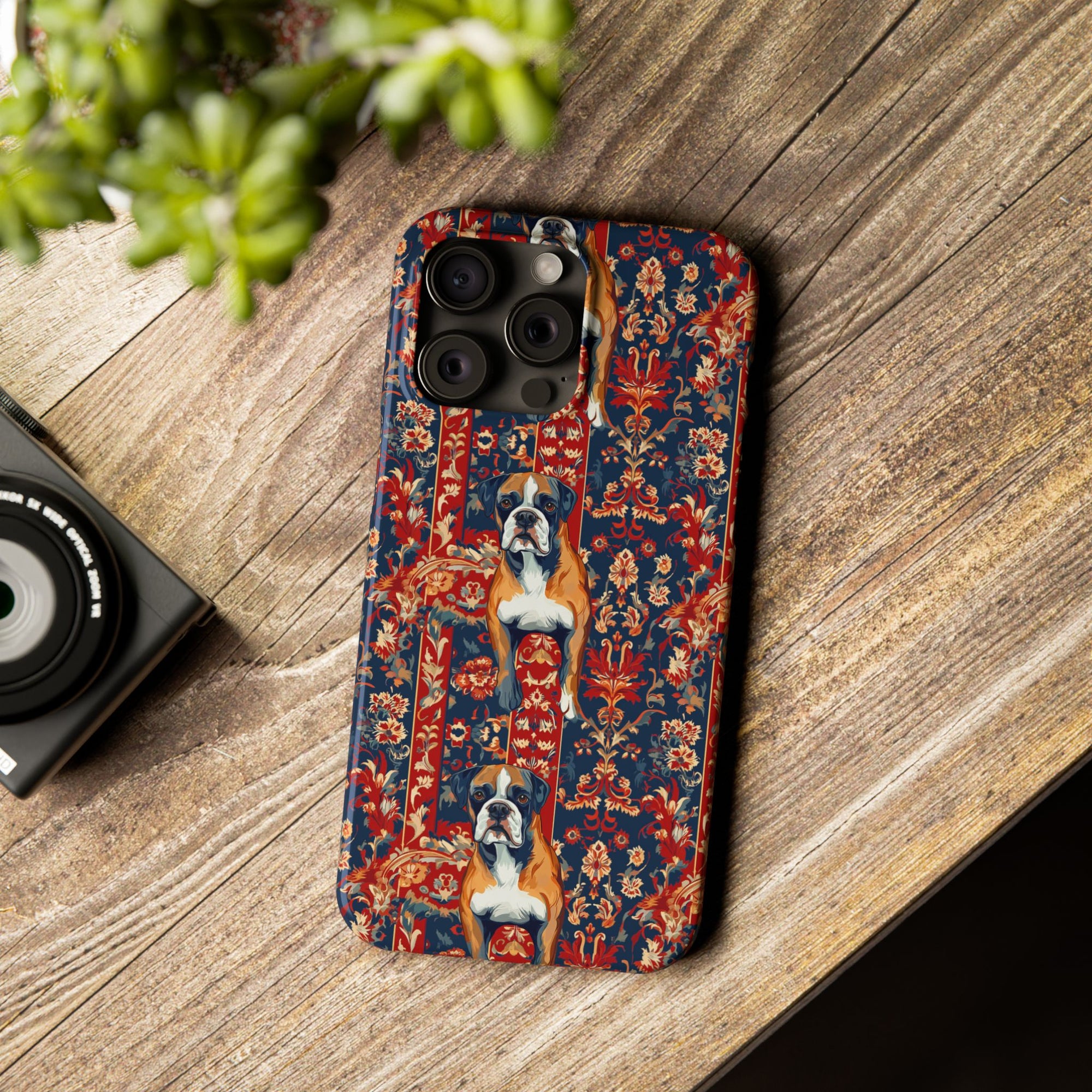 Boxer Blossom Tapestry Delight Slim Phone Cases