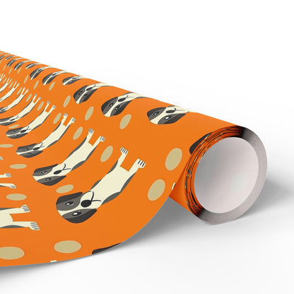 Boxer Blissful Chic Canine Wrapping Paper