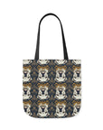 Wildwood Wanderlust Bulldog Canvas Tote Bag