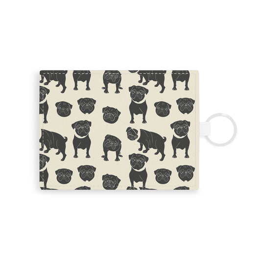 Puggie Pout Perfection Leather Card Holder