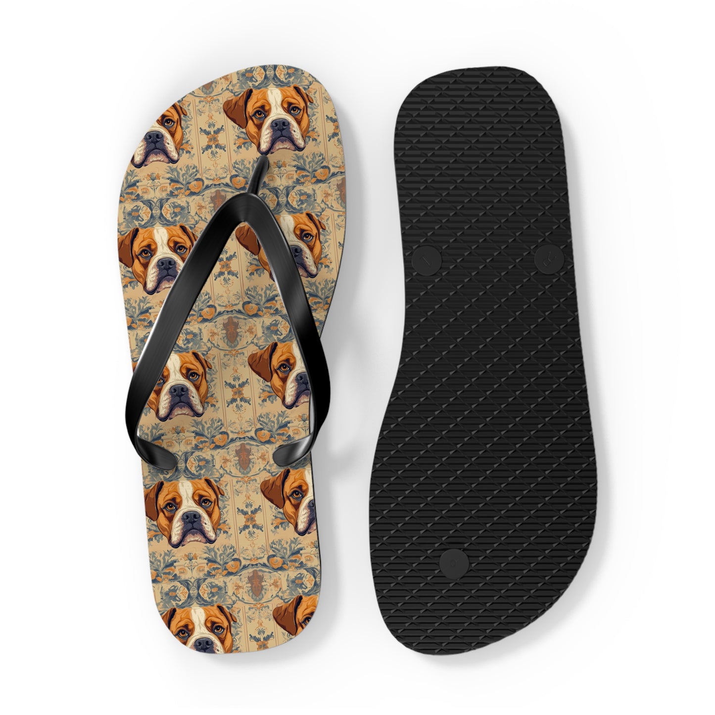 Bowtie Boxer Bliss Flip Flops