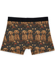 Fanciful Golden Paradise Blossom Men's Boxers