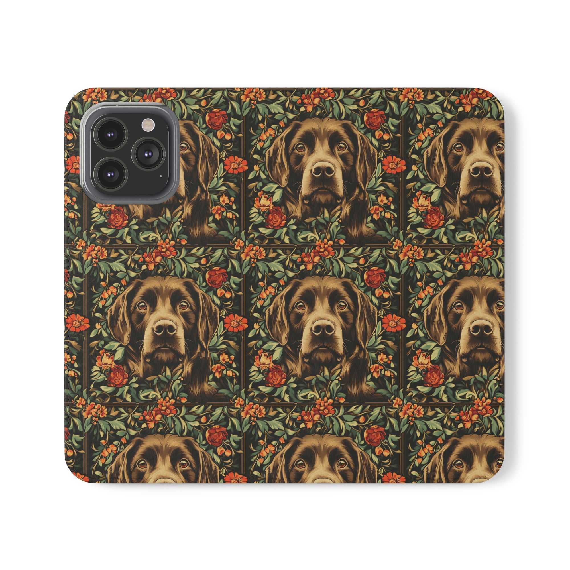 Labrador Lush Pooch Tapestry Flip Cases