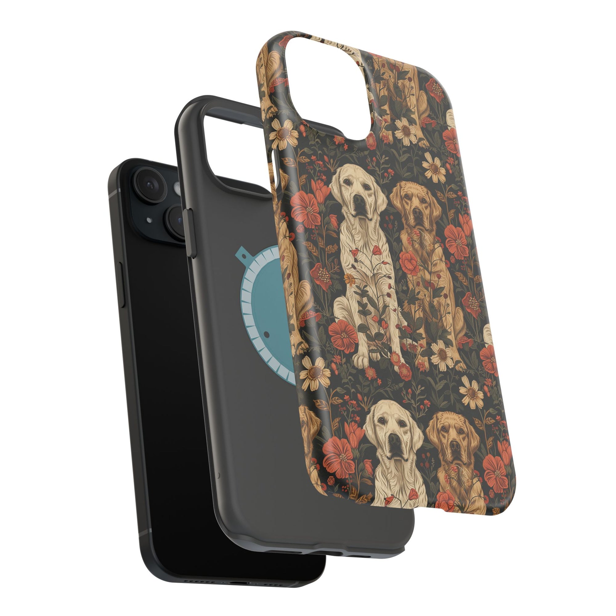 Blossoming Labradors Bouquet Magnetic Tough Cases