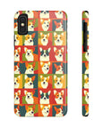 Corgi Chic Popart Pup Slim Phone Cases