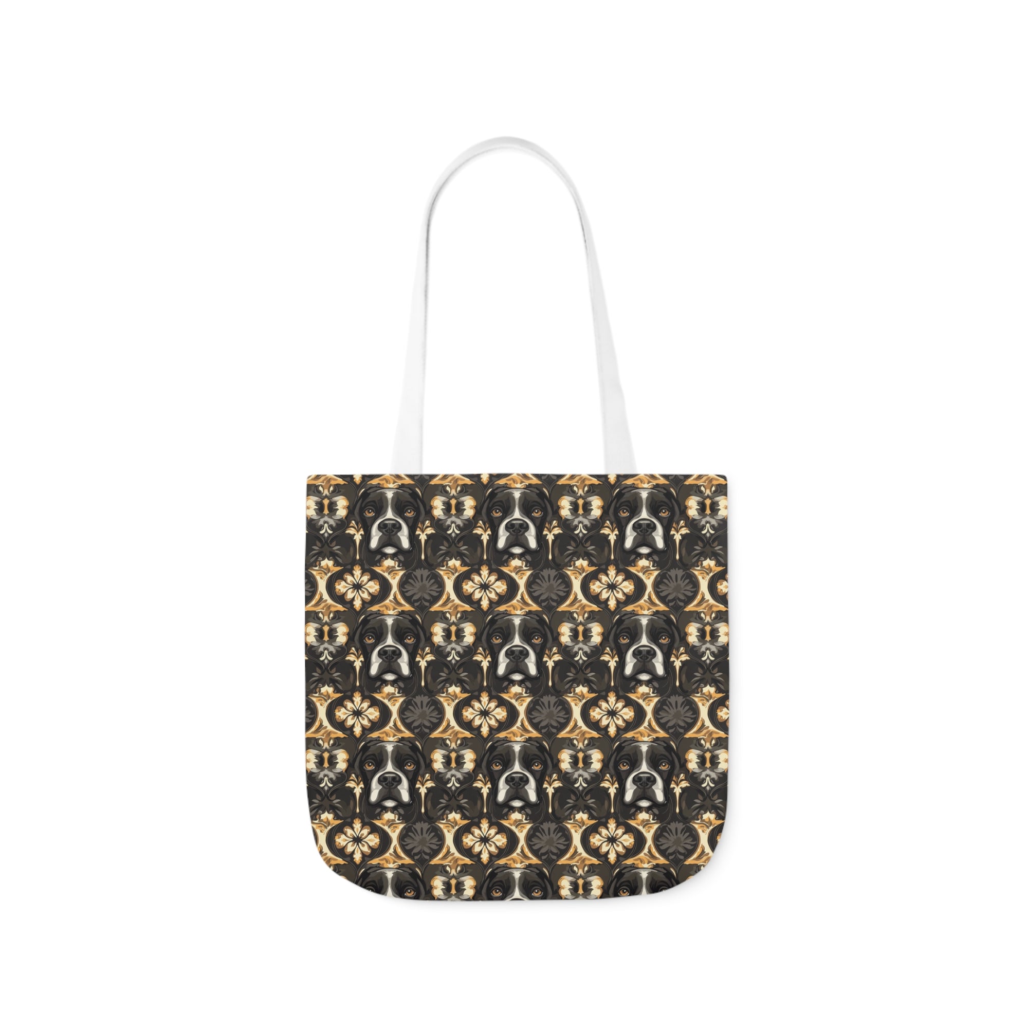 Manor Pup Boxer Royale Canvas Tote Bag