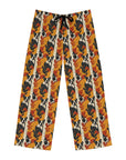 Chic Frenchie Charm Men's Pajama Pants