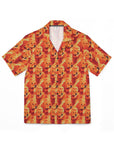 Golden Glamour Paws Men's Hawaiian Camp Shirt