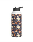 Bulldog Blossom Bonanza Stainless Steel Water Bottle