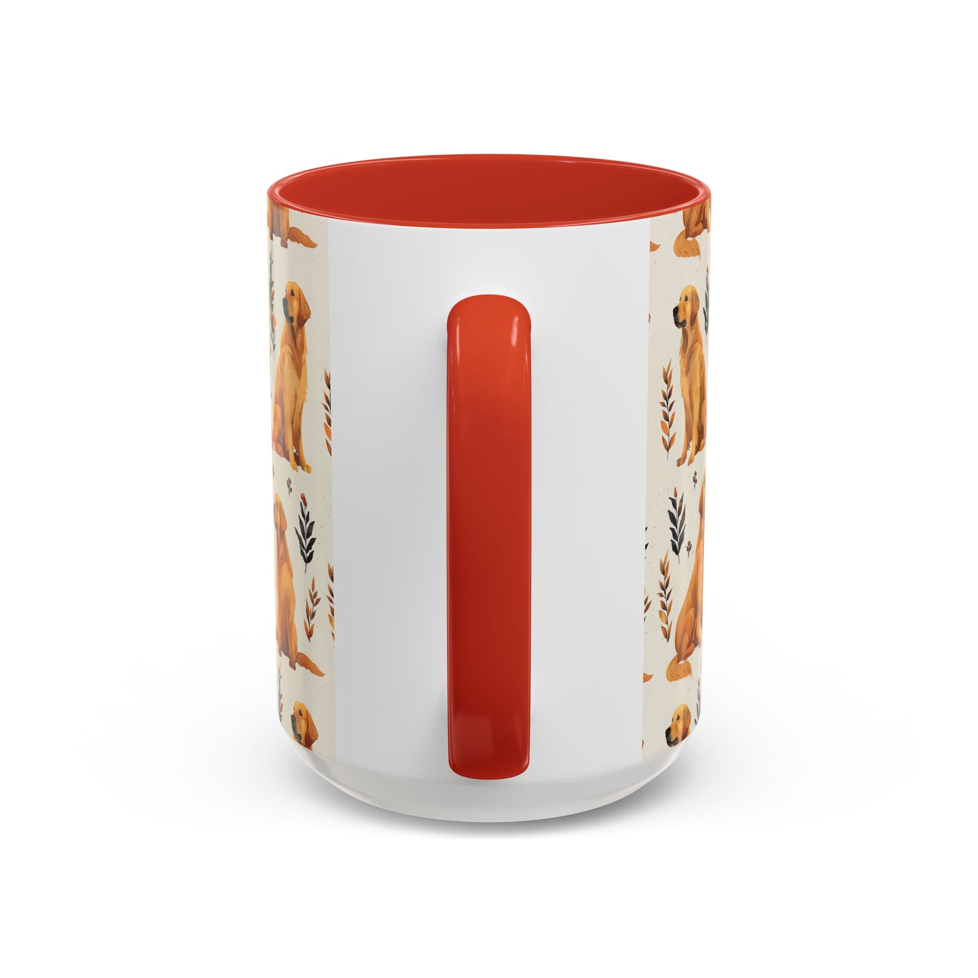 Golden Glamour Paws - Luxe Licks for Regal Retrievers Accent Coffee Mug