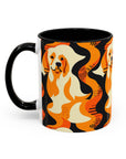 Golden Woof Abstract Glamour Accent Coffee Mug