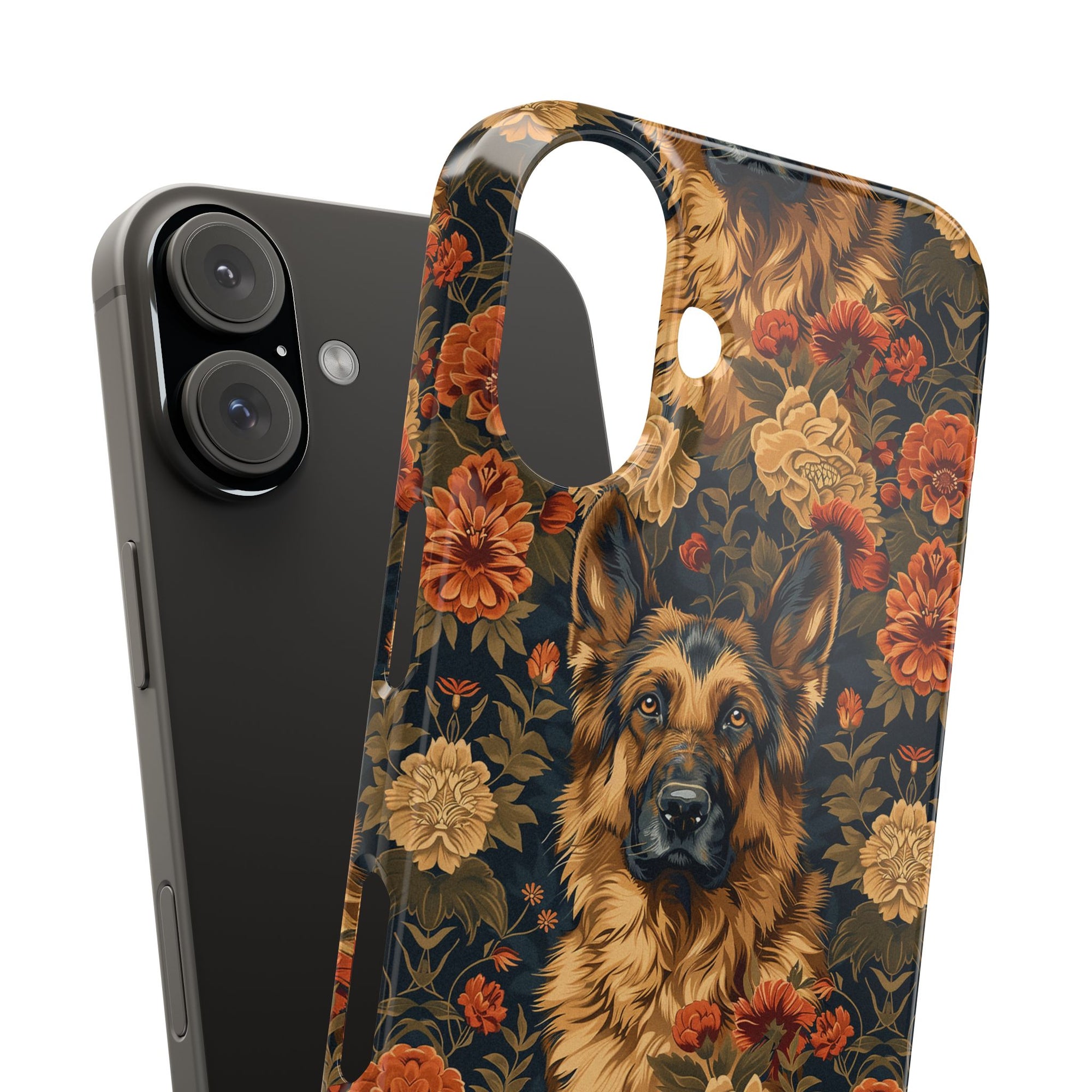 WhimsiWooly Shepherd Spritz Slim Phone Cases