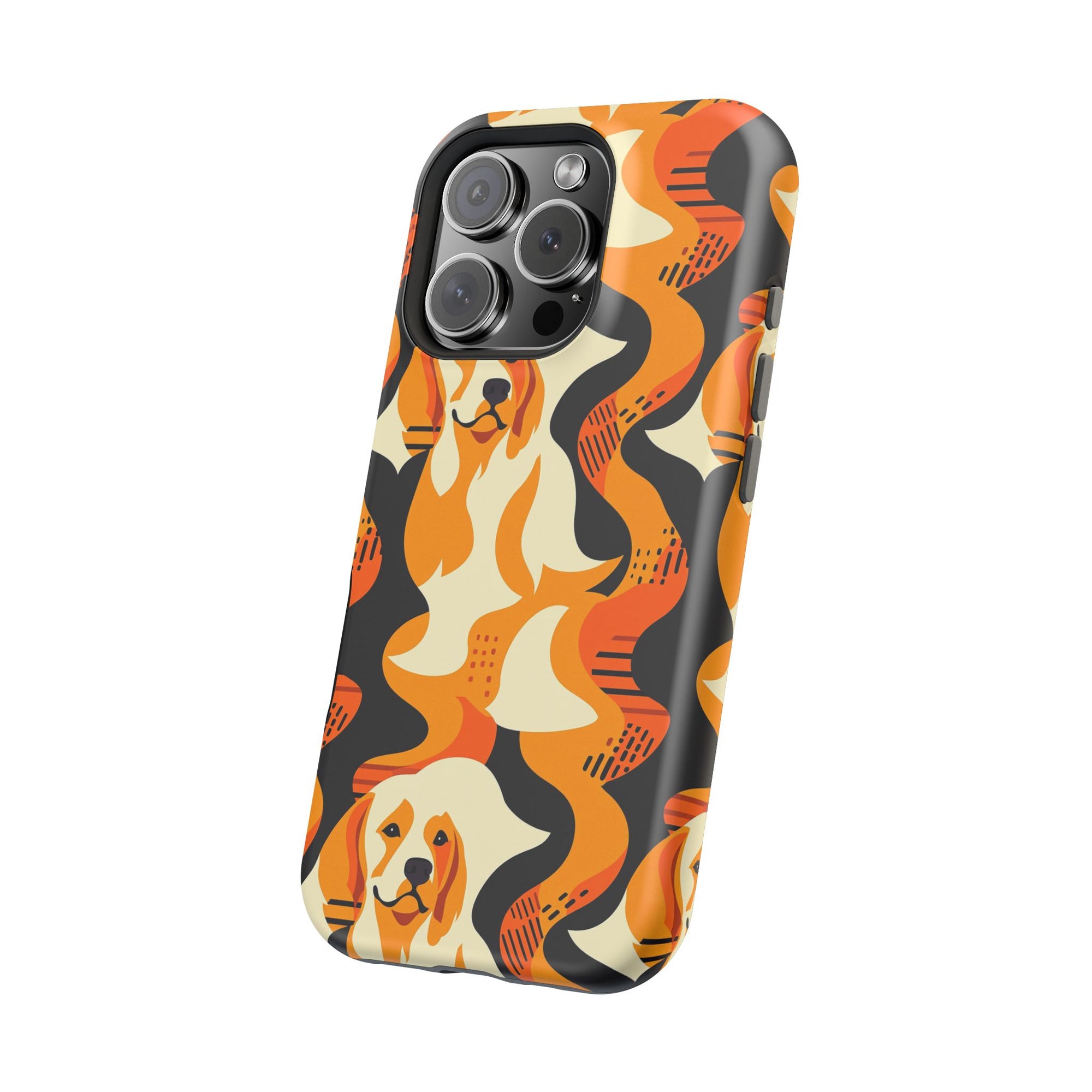 Golden Woof Abstract Glamour Magnetic Tough Cases