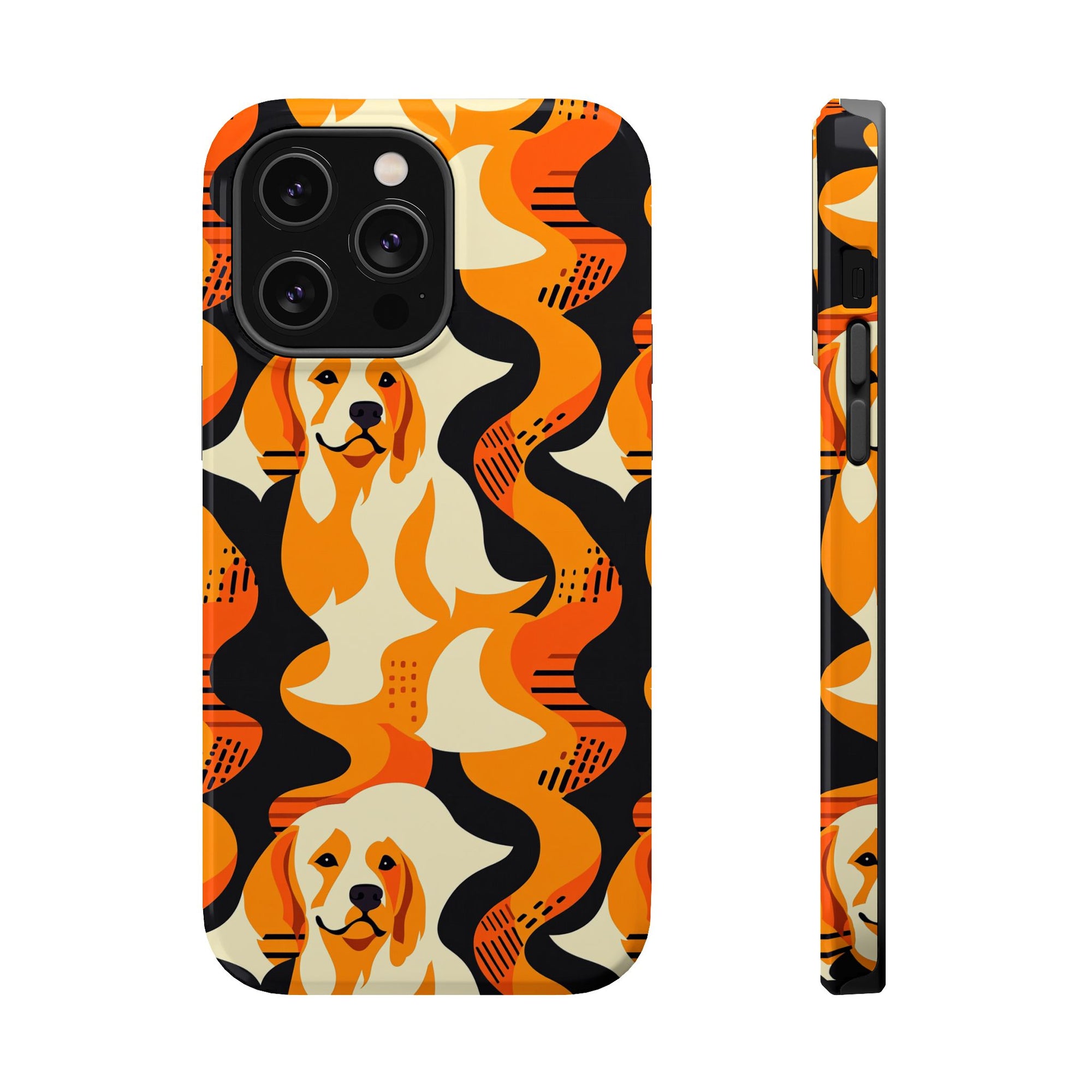 Golden Woof Abstract Glamour Magnetic Tough Cases