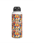 Bloom Pup Frenchietastic Splatter Stainless Steel Water Bottle