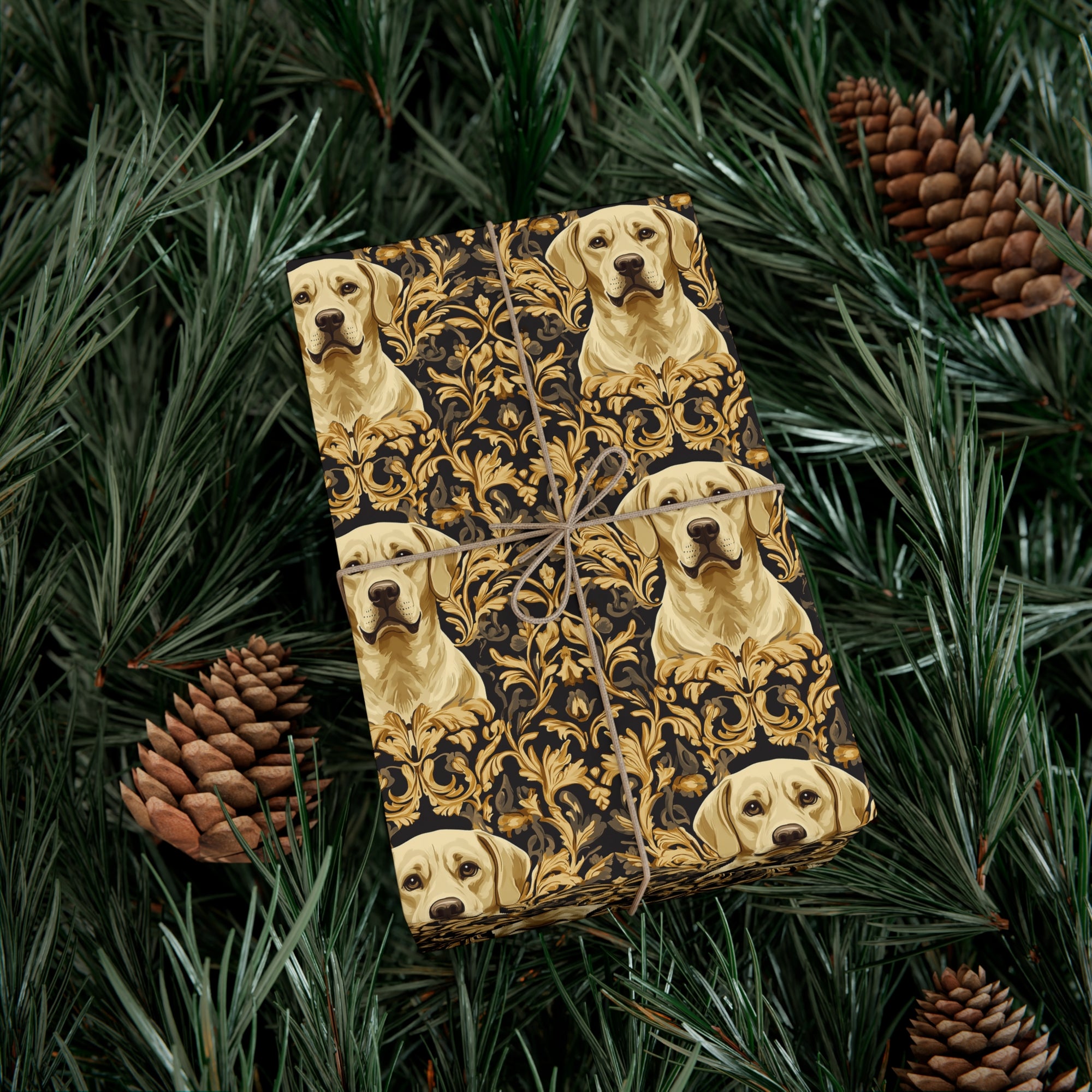 Royal Pawsitivity Labs Gift Wrap Papers